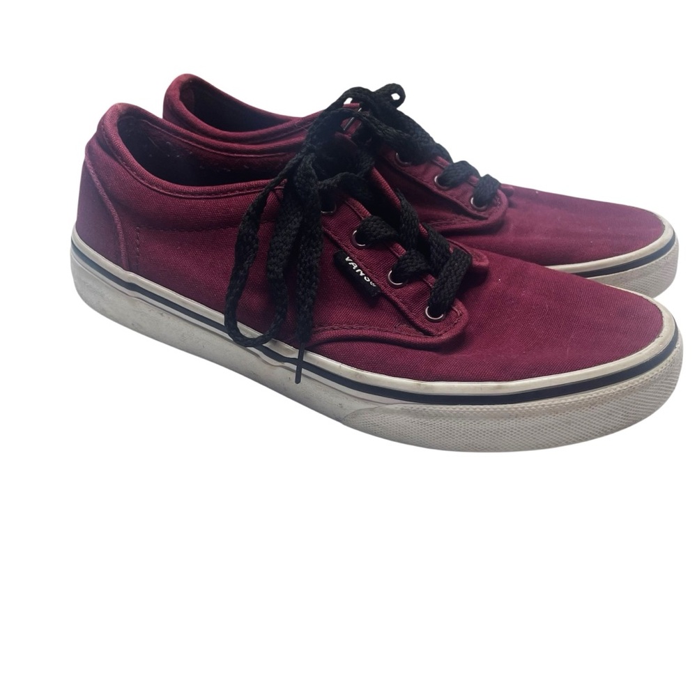Boys Vans Shoes Atwood Burgandy size 4